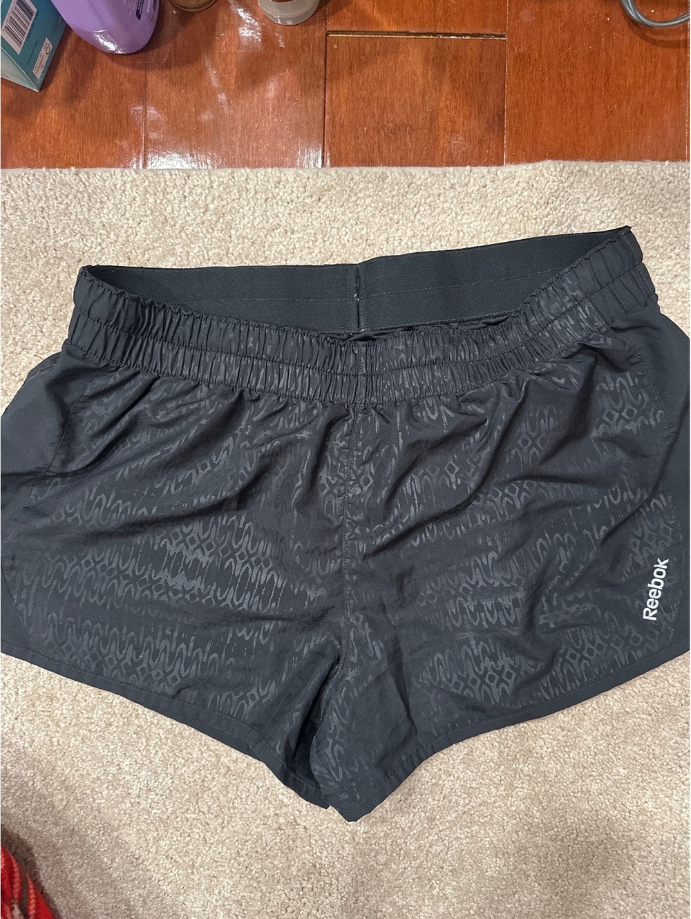 (5)Reebok Men's Black Athletic Shorts Size 3XL